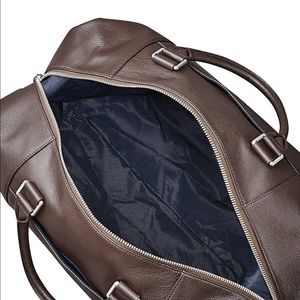 samsonite mens leather classic weekender
